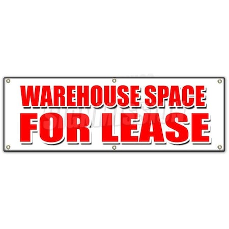 Signmission WAREHOUSE SPACE FOR LEASE BANNER SIGN build to suit a/c loading dock B-72 Warehouse Space For Leas